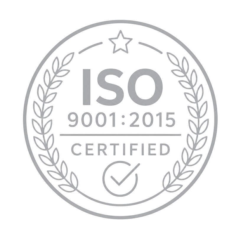 ISO 9001:2015 certified logo